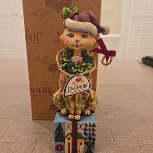 Jim Shore "Santa Claws" Figurine ORIGINAL BOX